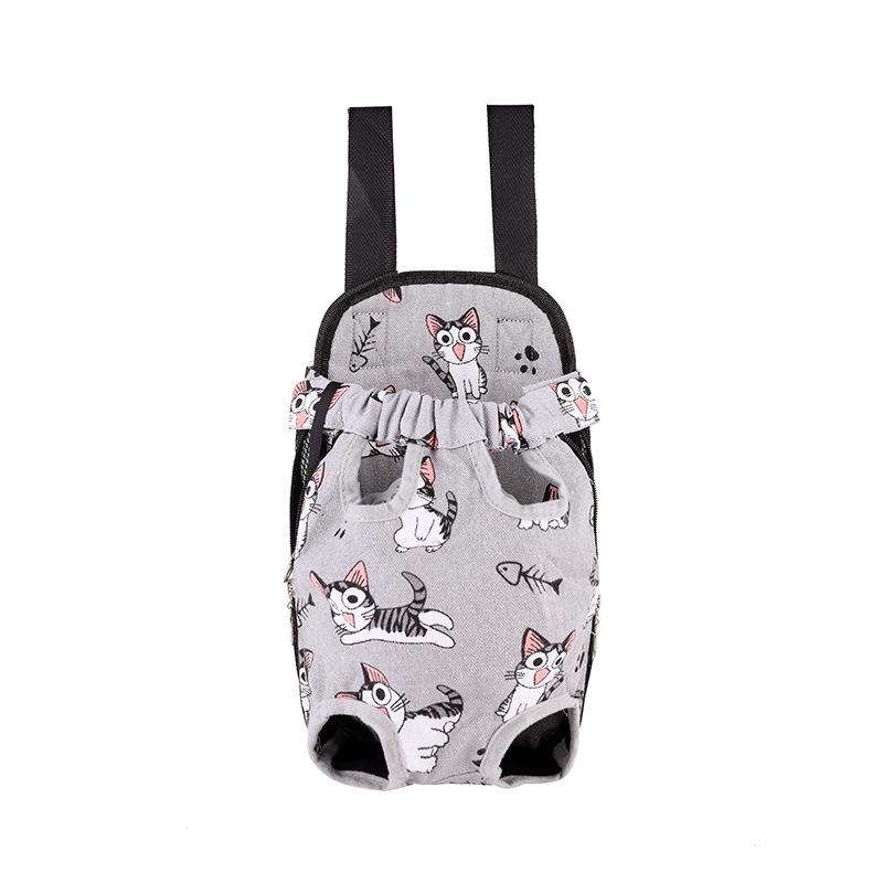 Dog Portable Breathable Outdoor Double Shoulder Pet Travel Backpack