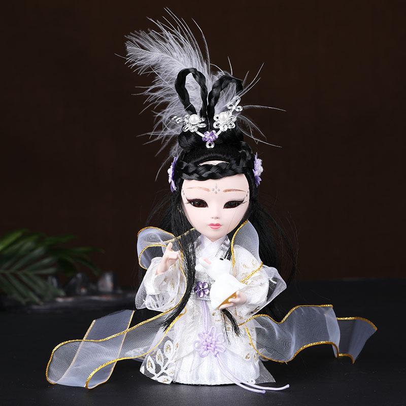 Chinese Opera Character Decoration Silk Doll Peking Opera Mask Doll Chinese Handmade Decorative Gifts Shop decoration Doll