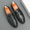 Fashion Men Fashionable Loafers Black Brown European American Casual Comfortable Brand Office Leather Shoes Gentleman's Shoes Men