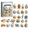 -Day Countdown Calendar with 2D Flat Acrylic Pendant for Birthday Party Adults Kids