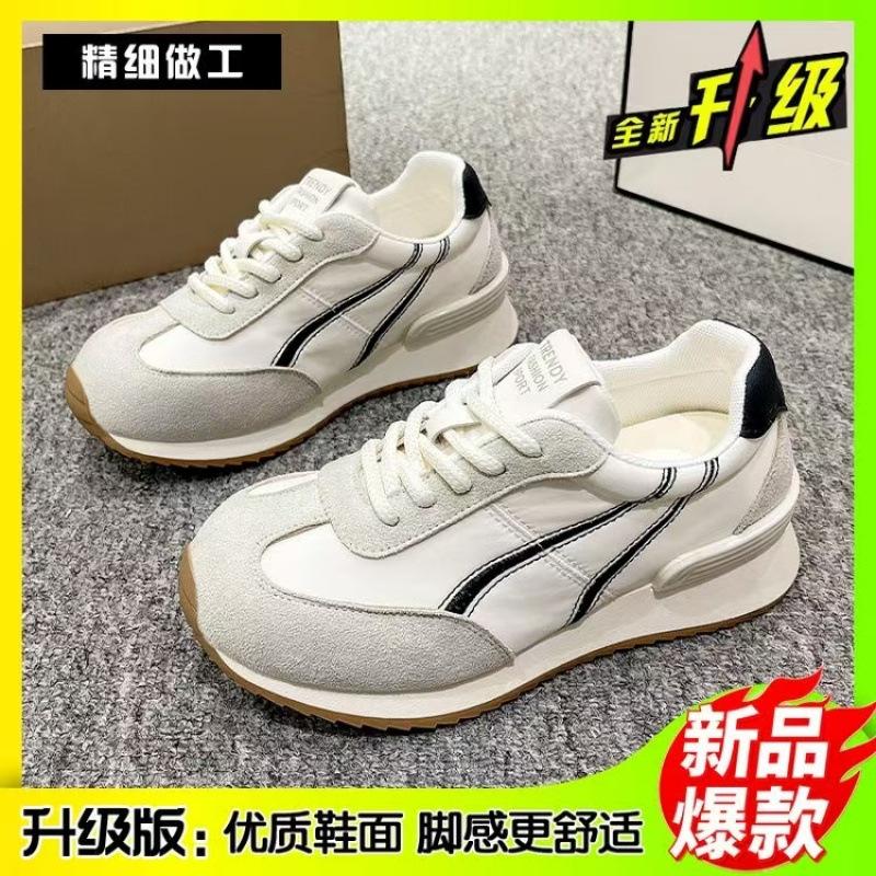 Ballet Training Shoes 2025 Spring and Summer New Inner Height Increase Versatile Breathable White Shoes Casual Sports Forrest Gump Shoes Women