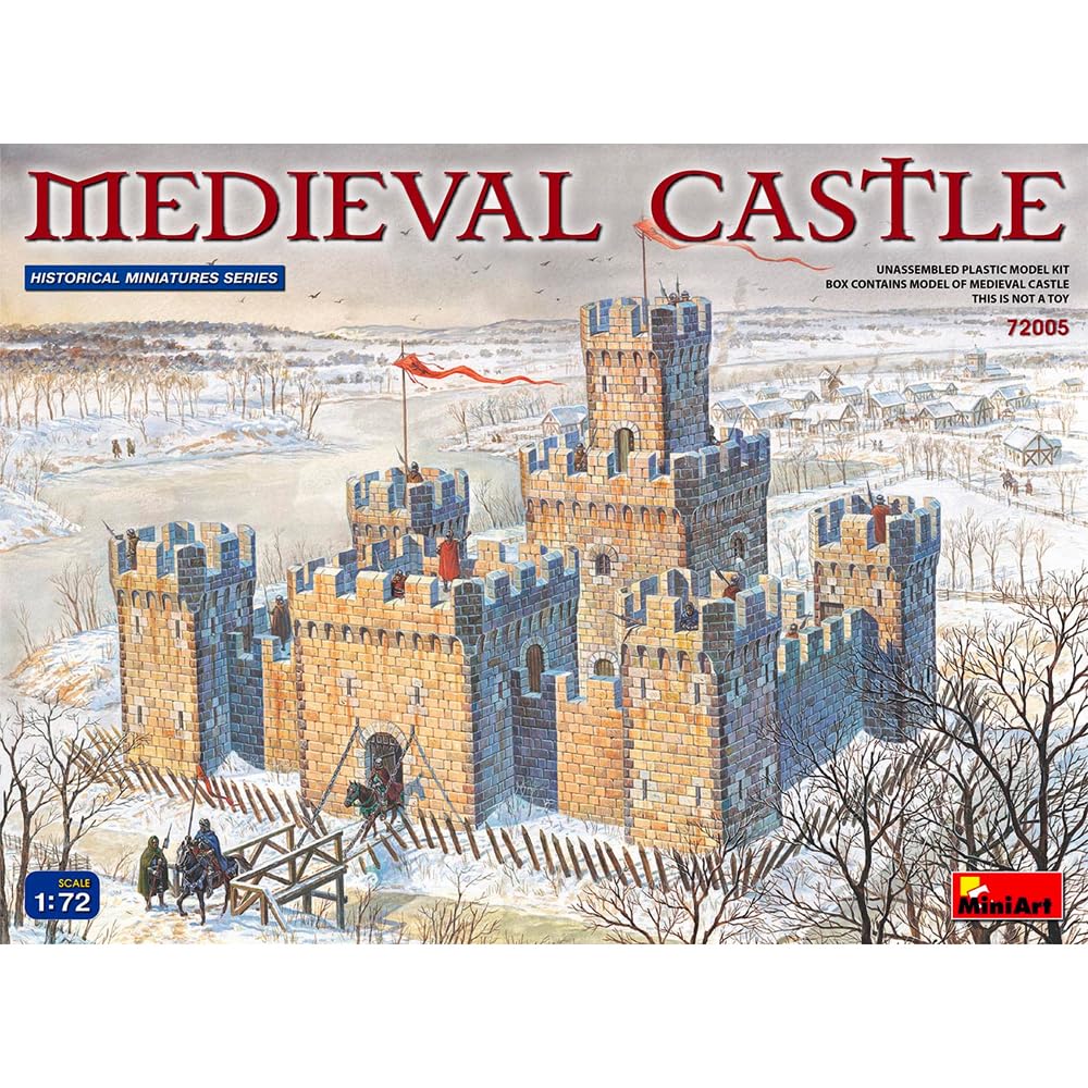 Miniart Medieval Castle Plastic Model MA72005 1/72