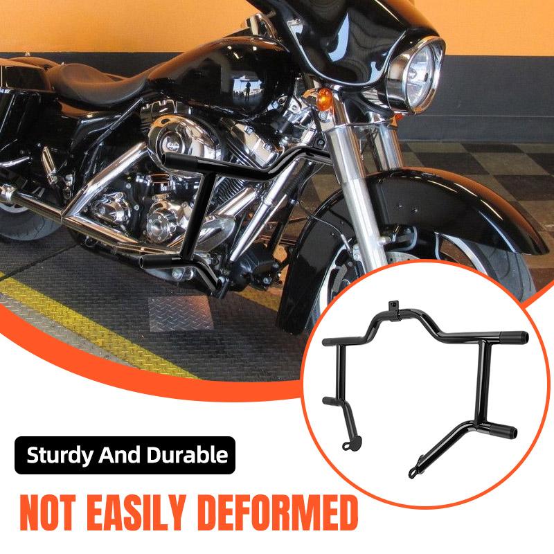 Motorcycle Front Engine Guard For Harley Touring Street Glide Road King Electra Glide 97-08 Crash Bar Highway Protection Black