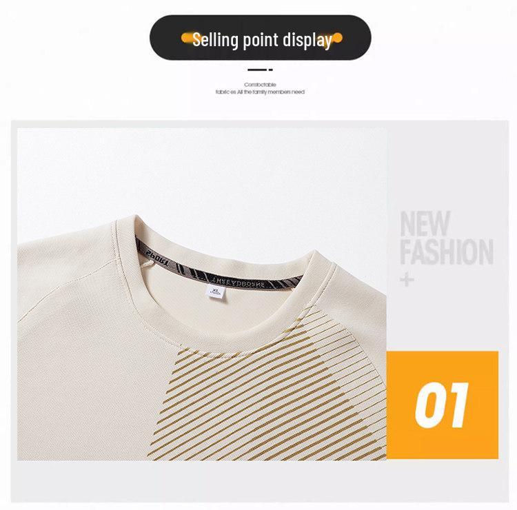 Men's Trendy Loose Fit Hoodie: Spring & Autumn Long Sleeve Pullover with Round Neck