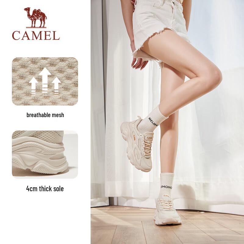 CAMEL Women s Thick-Soled Casual Sneakers EU 39