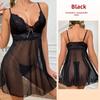 Sexy Underwear Lace Nightdress Suspender Mesh Pajamas Suspender Skirt Loungewear