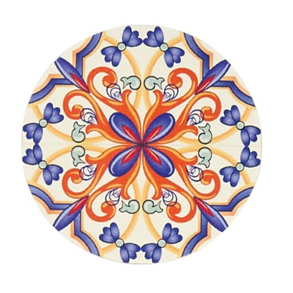 Senko S.D.S Mallorca Coasters, Soft Diatomaceous Earth Coasters, Pack of 4, 9cm Diameter, 78792