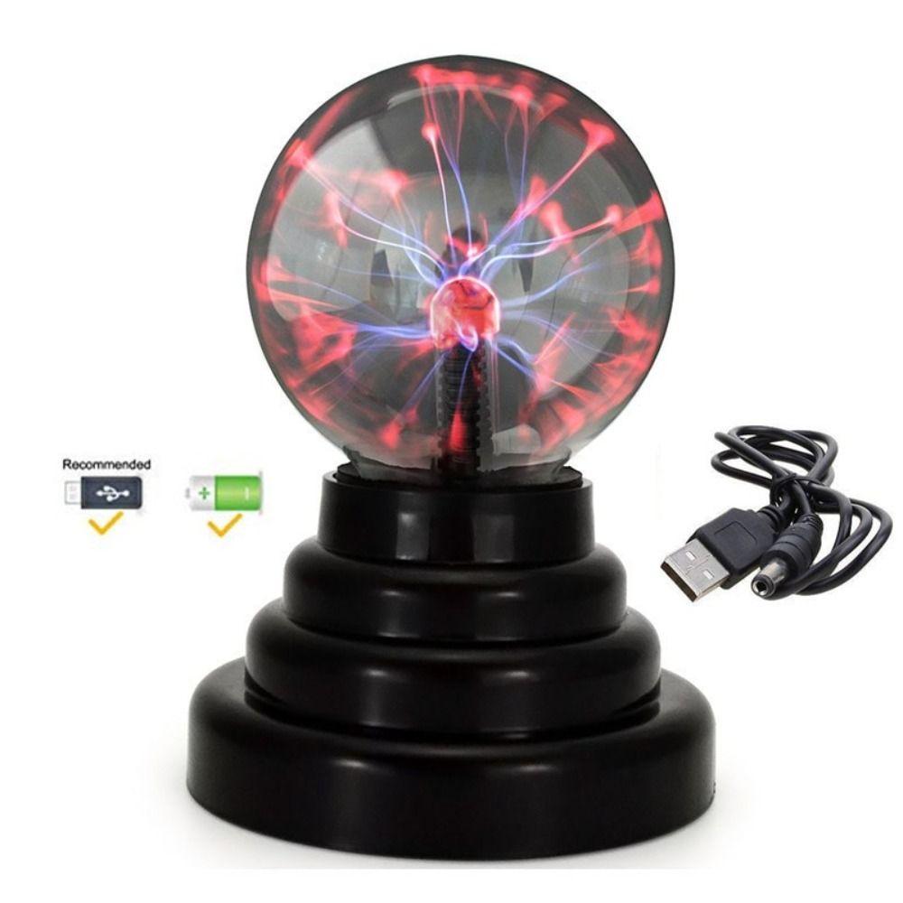 Touch Magic Plasma Ball Lamp Sound Control Glass Plasma Light Novelty Night Light