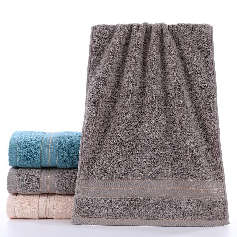 Soft, Absorbent Cotton Face Towel: Ideal for Men & Women, Embroidered Logo, Perfect for Adults