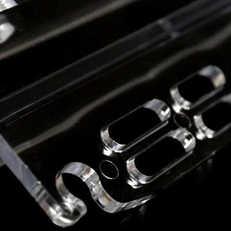 New Acrylic Aquarium Plant Tools Storage Rack Acrylic Holder For Tweezer Scraper Scissor Water Plants Grass Maintenance Tool