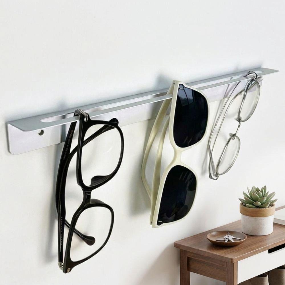 Metal Wall Mounted Glasses Holder Space Saving Sunglasses Display Stand  Closet Organizer