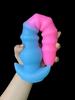 Luminous Silicone Spiral Anal Plug - Super Long Outdoor Wear Expander Dildo SM Toy