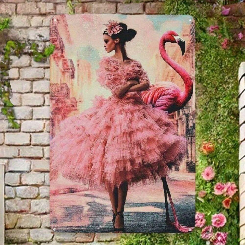 

Surreal Northern Retro Metal Wall Poster, Living Room Art Decor