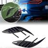 For Stinger 2018-2023 Gloss Black Rear Bumper Lip Diffuser Spoiler Splitter