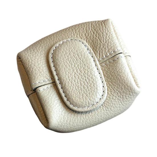 Mini Münzgeldbörse Druckknopfverschluss Kleine Geldbörse Kleingeldfach Damen Geldbörse für Schlüssel Lippenstift Kopfhörer Handtaschen-Organizer