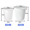 200L Heavy-Duty Blue Plastic Multi-Purpose Bucket with Lid