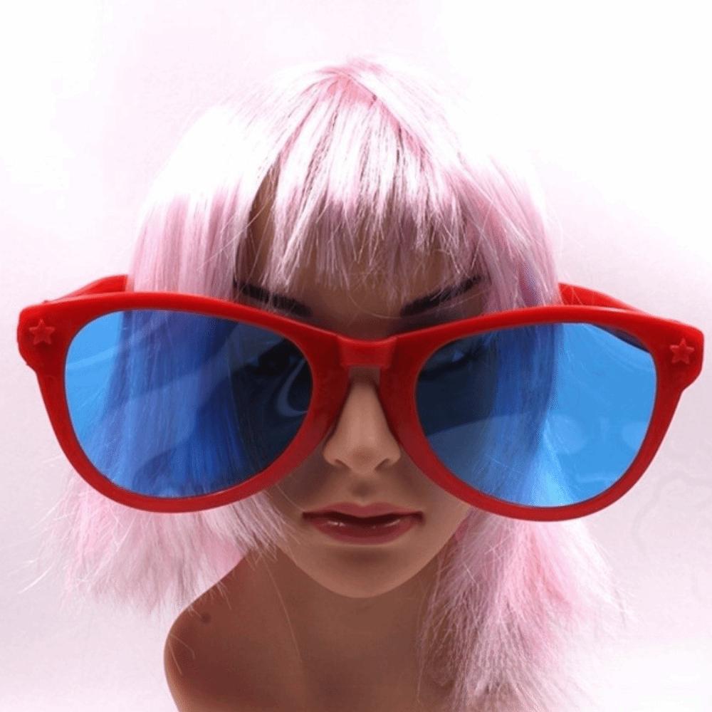 Large Frame Party Props Oversized Funny Glasses Trendy Photo Props Birthday красный