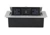 Pop-up UK Standard Desktop Multimedia Power & USB Socket for Conference Tables
