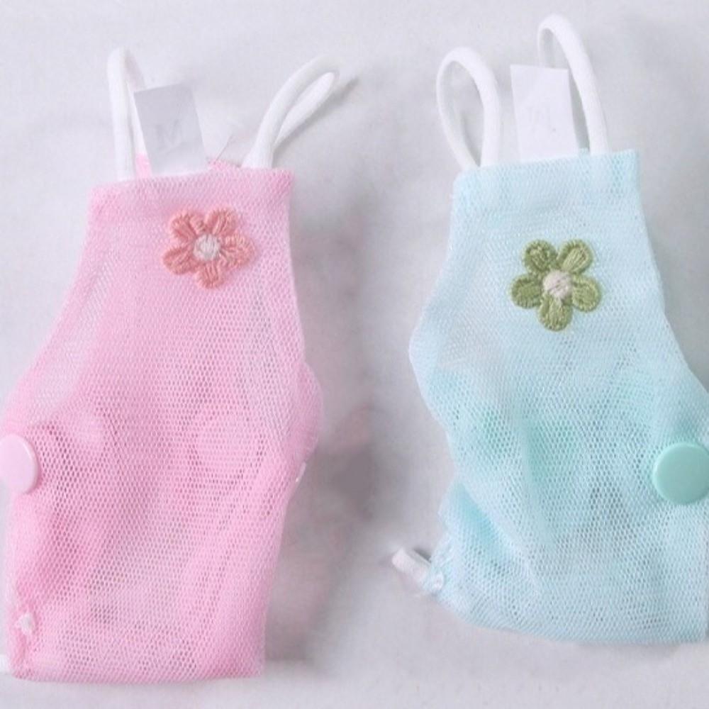 Breathable Mesh Pet Parrot Diaper Snap-Closure with Leash Bird Flight Suits Washable Adjustable Bird Vest Birds Supplies
