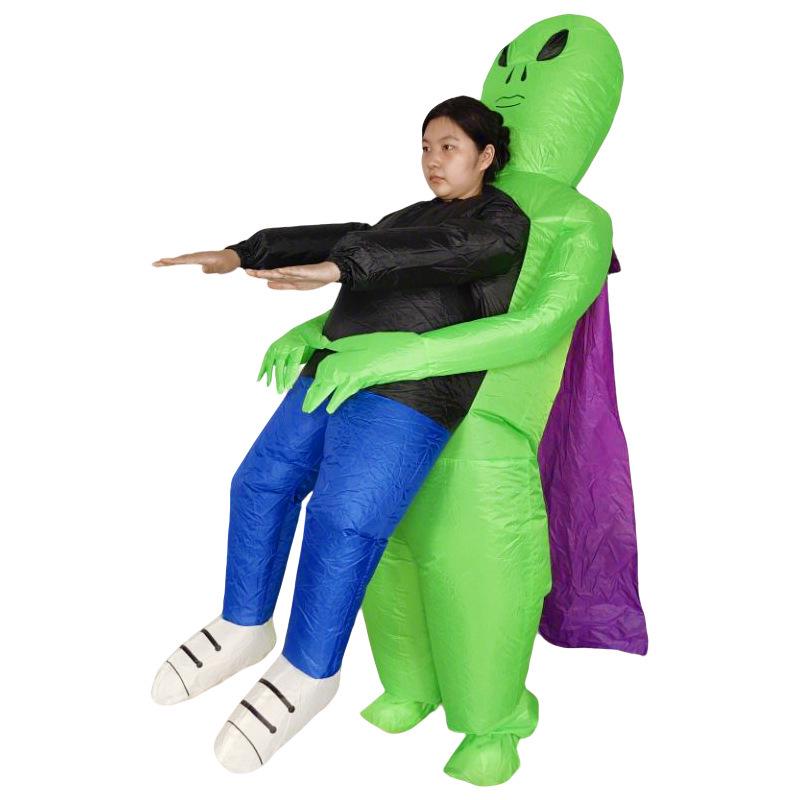 Costume gonfiabile da alieno per Halloween e scherzi Cosplay