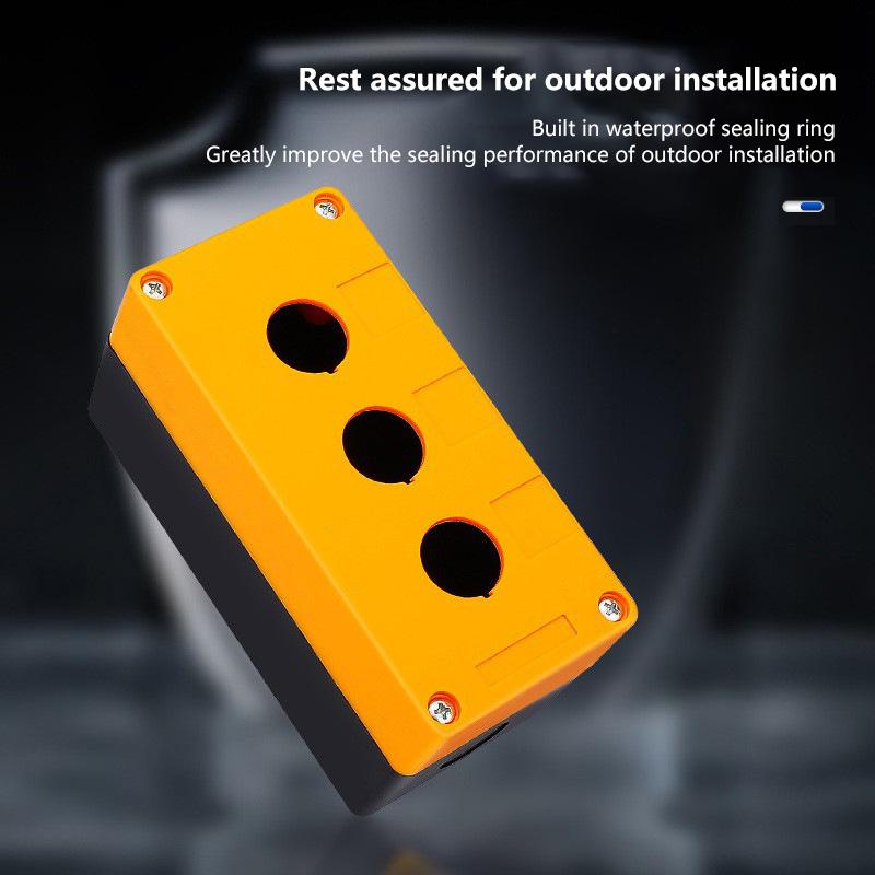 22Mm Installation Aperture Waterproof Dust-Proof La38Lay 37X B2 Button Switch Control Box 1/2/3/4/5 Hole Height 65Mm