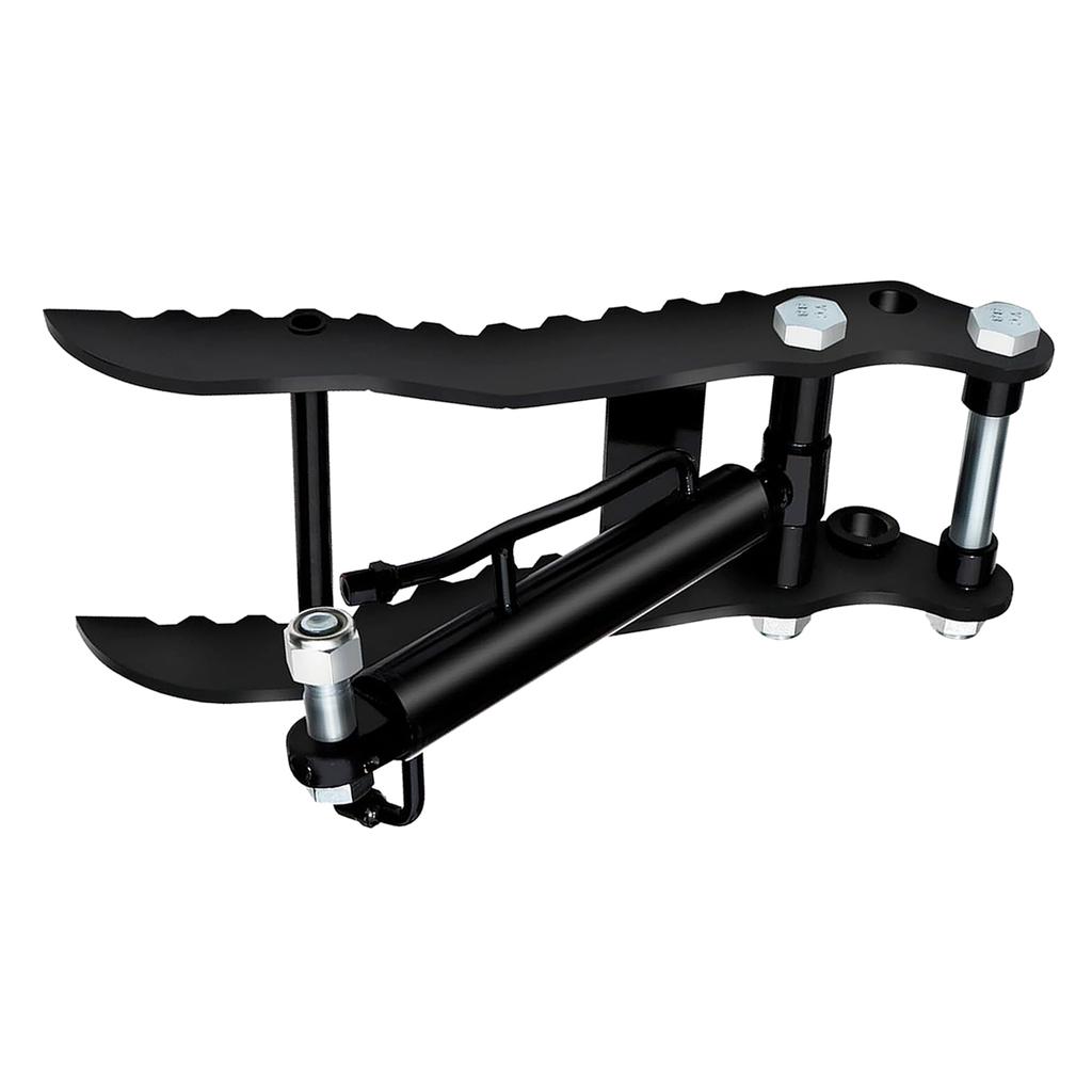 Hydraulický palcový klip Mn ocelový minirypadlo jednoděrový hydraulický palcový klip s 2 ks hadic M14