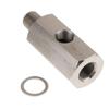 Car BSPT Oil Pressure Sensor Turbo Charger Supply Feed Line Gauge Stainless Steel for Auto Repair