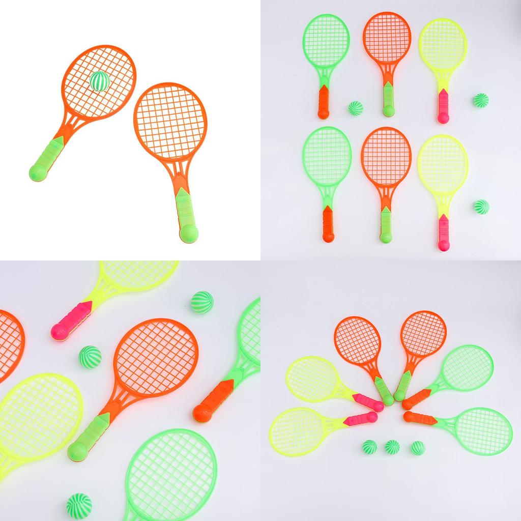 Racket Childrens Tennis Set Model Toy With Pp Material For Outdoor Recreation