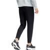 FILA Solid Color Slim Fit Straight Leg Knitted Sports Pants Men Bottoms Black A11M411608F-BK