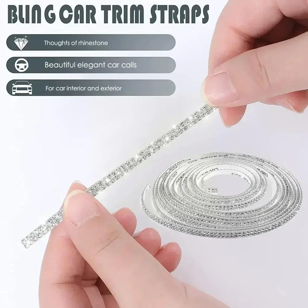 New Car Decorative Stickers Auto Crystal Artificial Diamond Girls Car Decoration Accessories Auto Interior Accessories