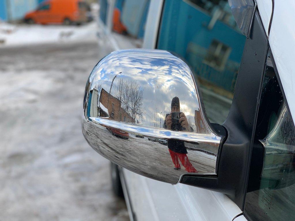 Накладки на зеркала VITO 2004-2010 (2 шт) Хромированный пластик для Mercedes Viano