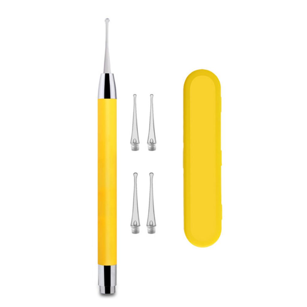 Baby Ear Wax Cleaner LED Light Ear Cleaning Earpick Earwax Remover Luminous Ear Curette Light Spoon Health Care Tool For Adults & Kids