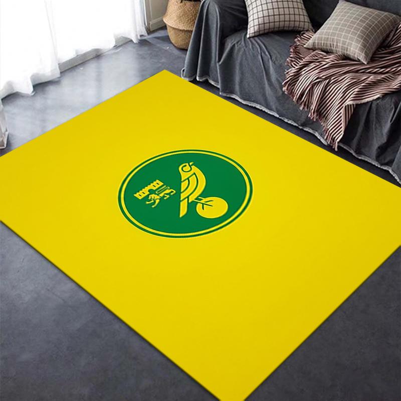 Norwich City FC Carpet Rug for Living Room Bedroom Home Sofa Decoration,Kids Play Non-slip Floor Mat
