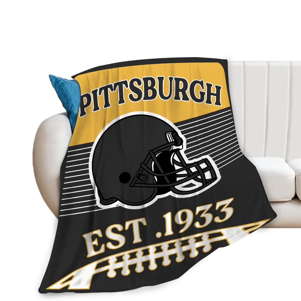 Rugby Blanket American Football Main Picture Flannel Blanket Men'S Teen Gift Blanket