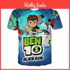 Ben 10 Tennyson Summer T Shirt Cartoon Boys Girls Tshirt Childrens Clothing Kids Clothes Tee Shirts Costume Training Uniform