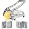 Multifunction Manual Stainless Steel Vegetable Cutter Potato Cucumber Fruit Slicer Chopper Kitchen Cutting Tool