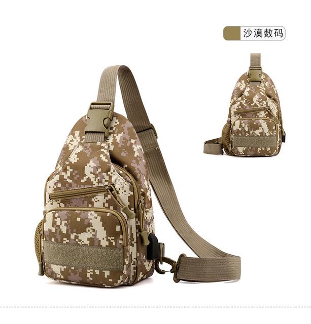 Men Tactical Shoulder Bag Hiking Backpack Nylon Outdoor Hunting Camping Fishing Molle Army Trekking Military Chest Sling Bag