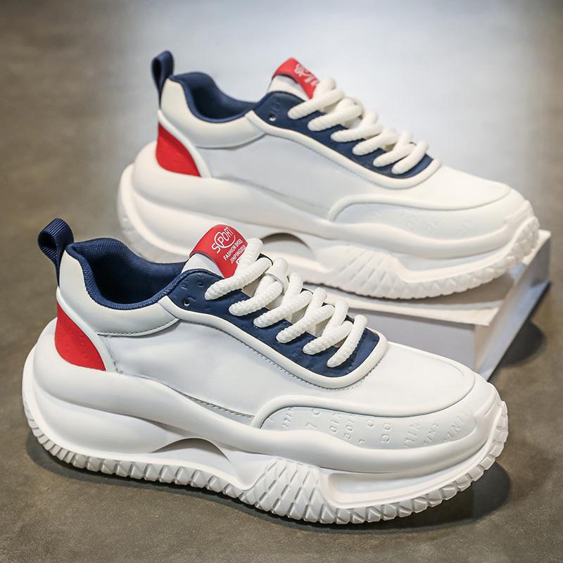 Men's Shoes Summer New Platform Trend Fashion Versatile Dad Shoes Mesh Breathable Casual Shoes High-end Sports Shoes
