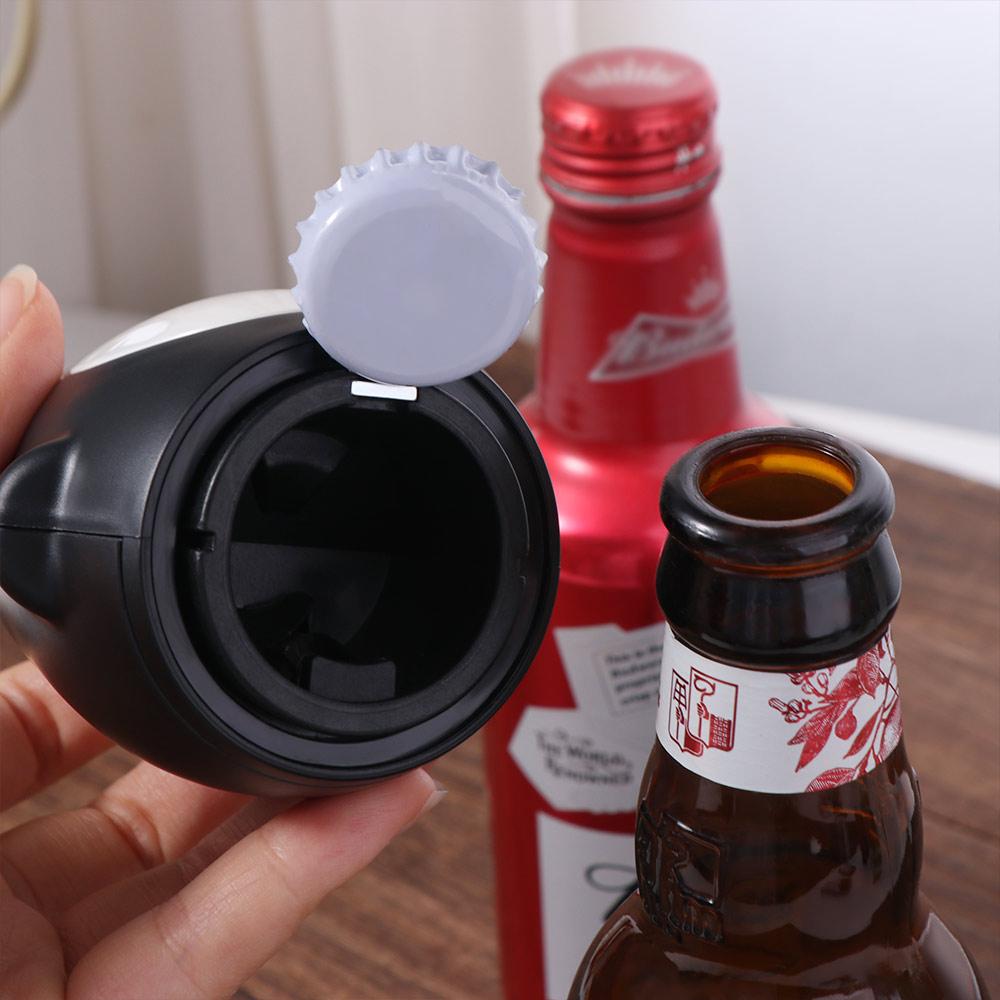 Automatic Penguin Bottle Opener Labor-saving Soda Cap Opener Easy To Use Bottle Cap Remover  Picnic
