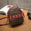 Guangzhou Women's Bag Autumn New Product Printing Fashion Rivet Bag Diagonal Span Backpack Crossbody Backpack