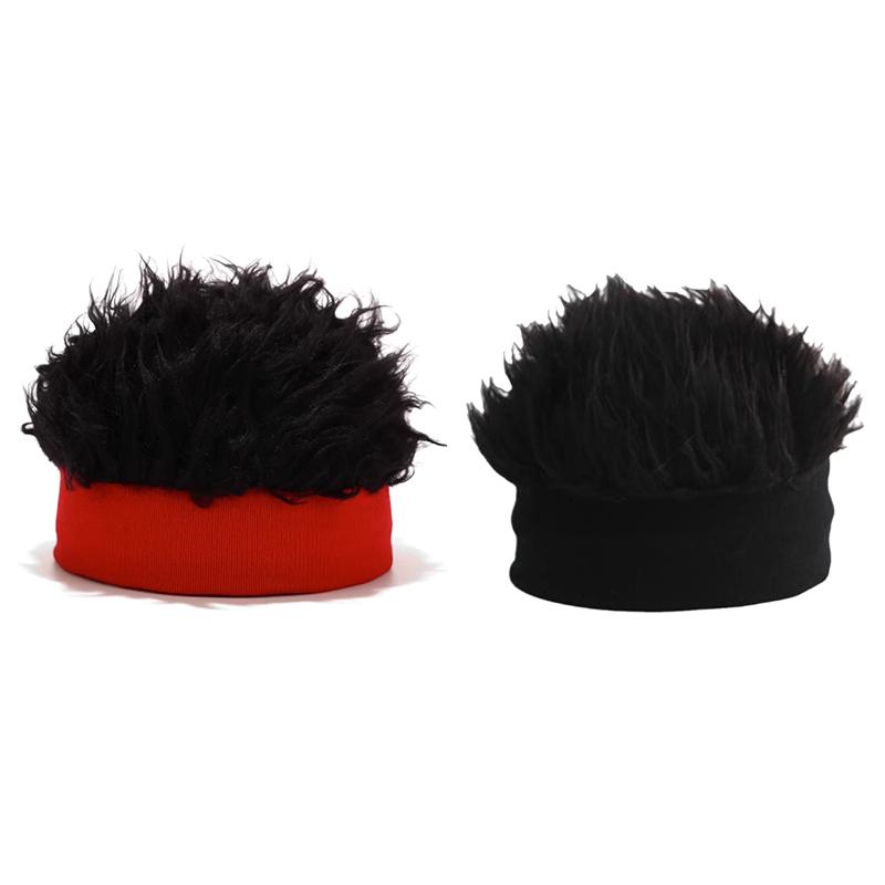 Hip Hop Wig Hat Korean Version Landlord Hat Retro Street Trendy Man Female Hats
