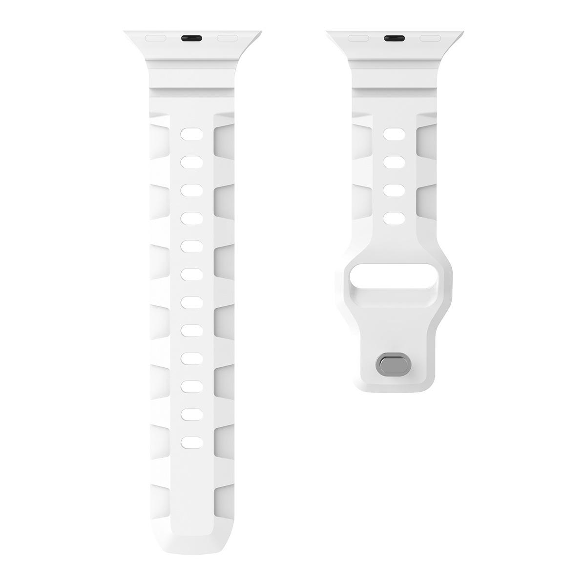 

Силиконовый ремешок для Apple Watch, ремешок 45 мм, 49 мм, 41 мм, резиновый браслет, 40 мм, 38 мм, 42 мм для iWatch series 3, 5, 6, se 7, 8, ультра-группа, ремешок для iwatch, 44 мм 38mm 40mm 41mm белый