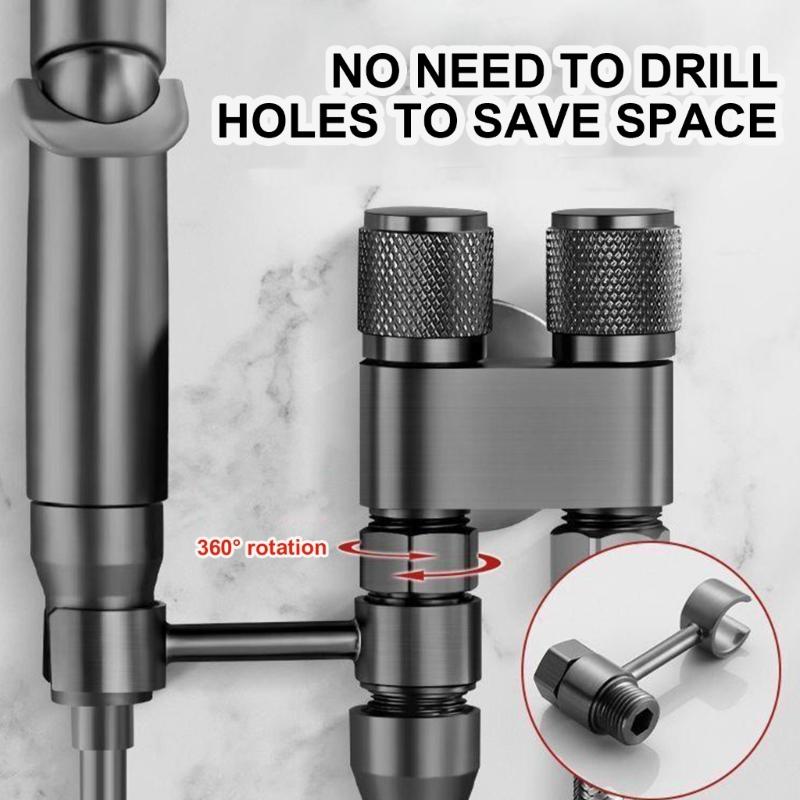Handheld Bidet Sprayer Attachment Bidet Toilet Sprayer with Double Outlet Valves Washing Toilet Accessories Easy to Use
