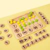 Number Wooden Math Calculation Cognition Block Game Board Children Puzzle Toy