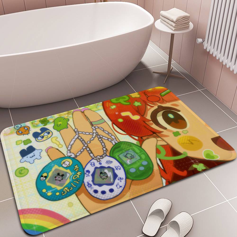 Classic T-Tamagotchi Game Door Mat Nordic Style Bedroom Living Room Doormat Home Balcony Anti-Slip Alfombra