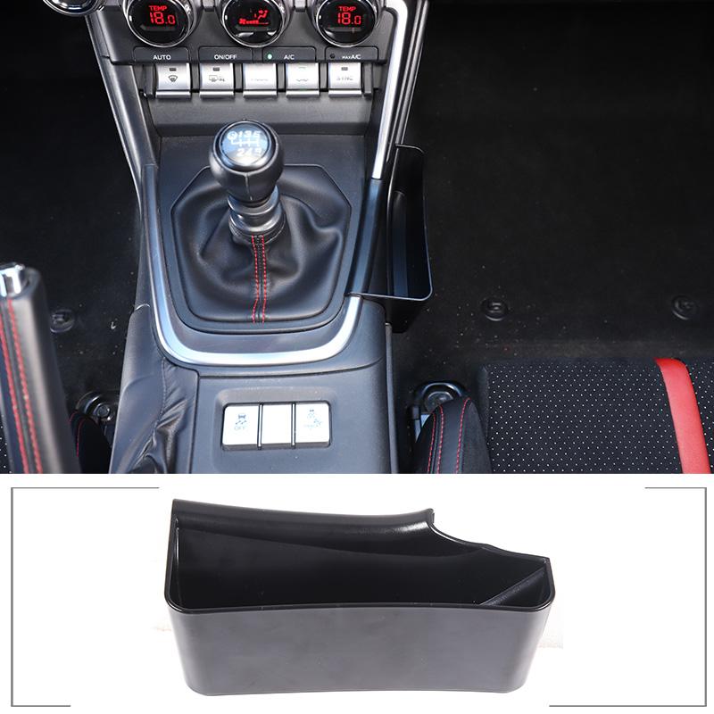 

ABS Black For Toyota 86 For Subaru BRZ 2026-23 Center Console Side Storage Box Multi-Function Mobile Phone Tray Car Accessories