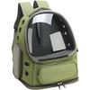 Cat Bubble Backpack Carrier for Small Dogs Up To 15lbs, Breathable Pet Travel Backpack for Hiking Camping Outdoor, Transparent