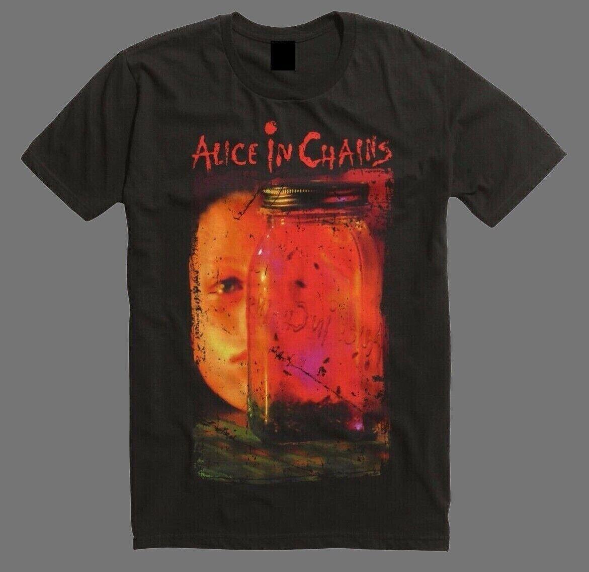 Alice In Chains Jar Of Flies New Black T-Shirt M
