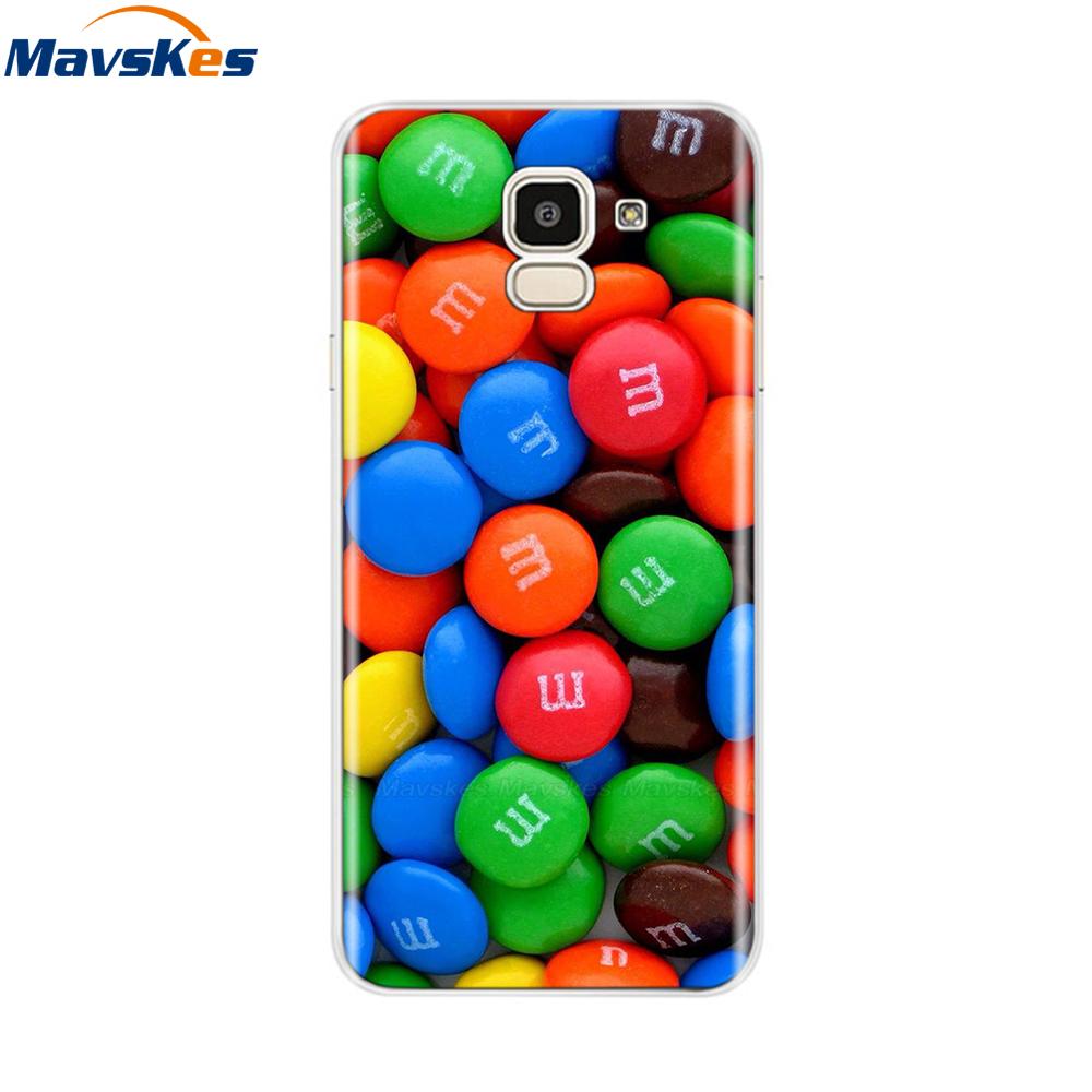 For Samsung Galaxy J6 2018 Case Soft TPU Silicone Back Cover sFor Coque Fundas Samsung J6 2018 J6 Plus 2018 Soft Phone Cases