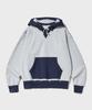 Kapuzenpullover_3% Melange Grau